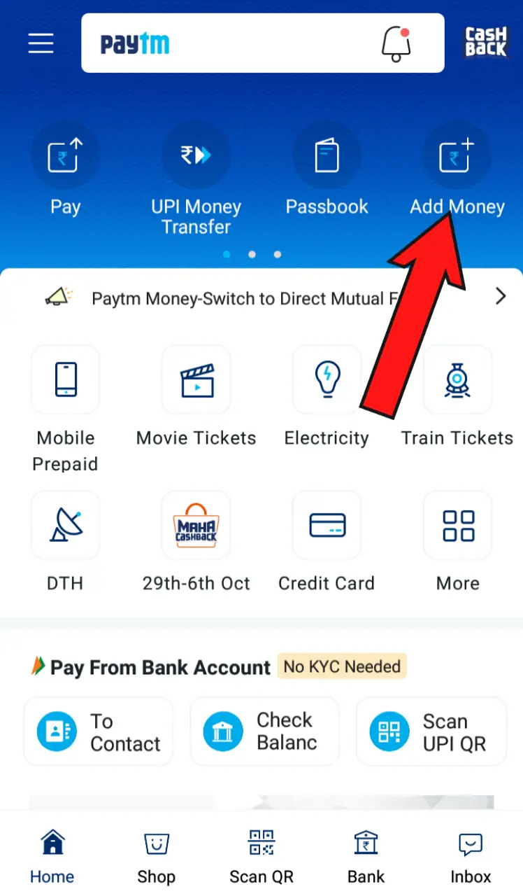 How to put money in Paytm | 4 - Steps ( With Screenshot ) - Tik Tok Tips