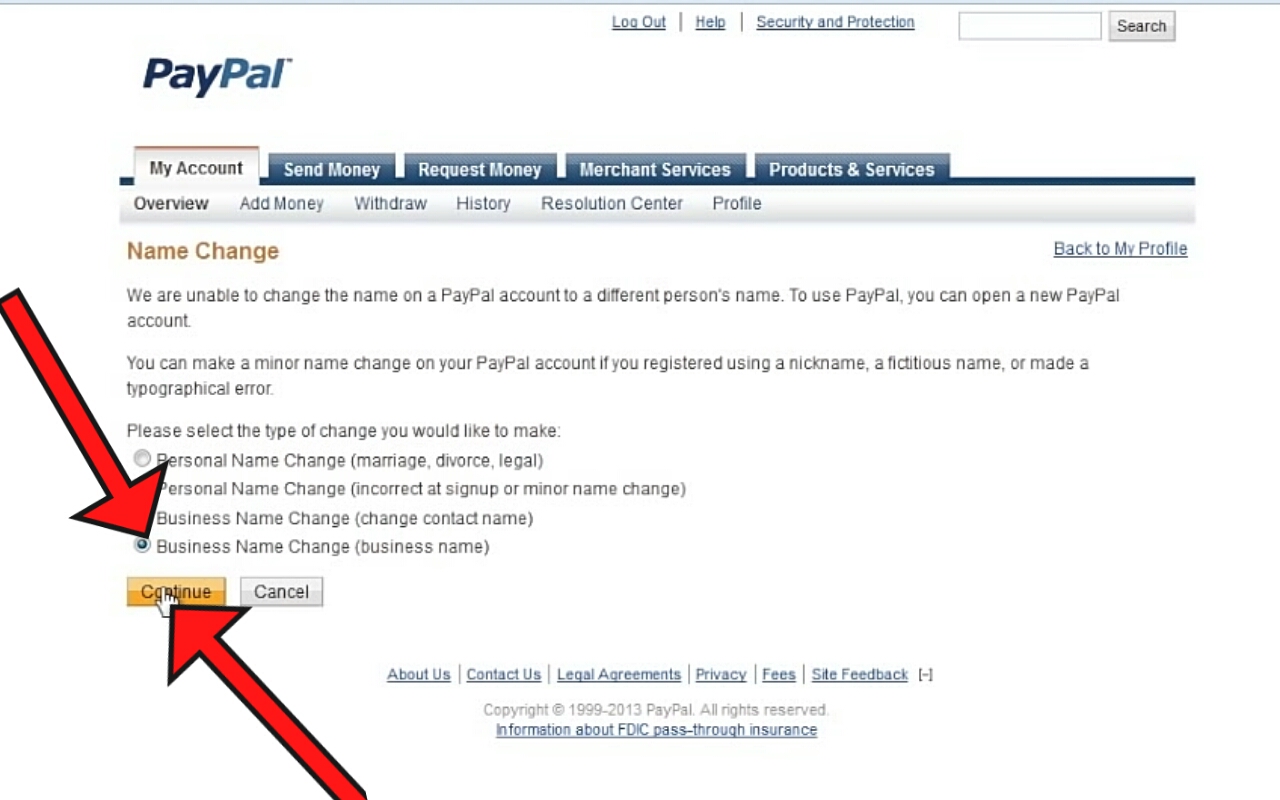 How to change business name on PayPal 5 Steps ( With Screenshot