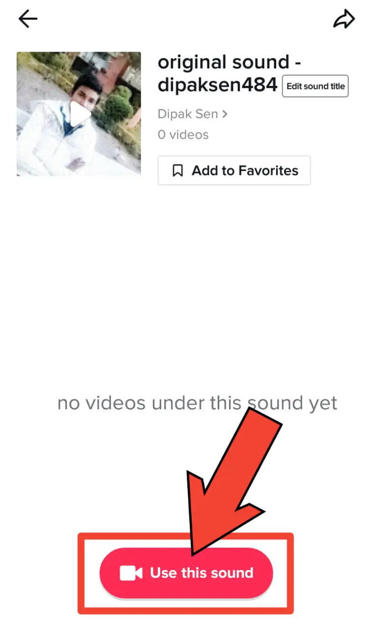 how to add custom sound to tiktok