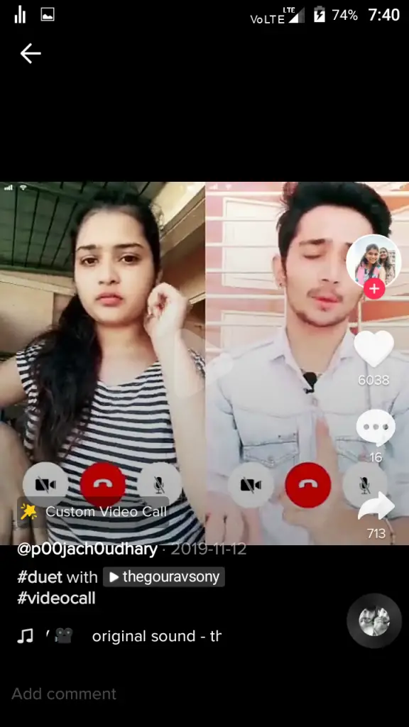 Duet video