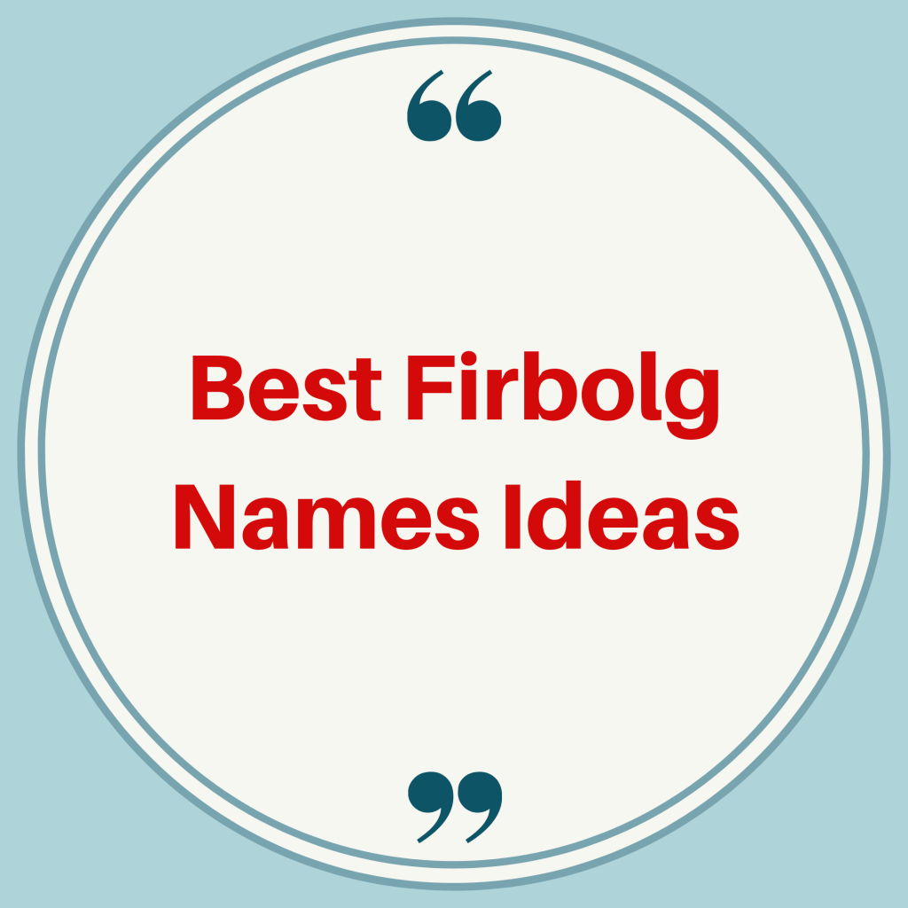 Best firbolg names ideas